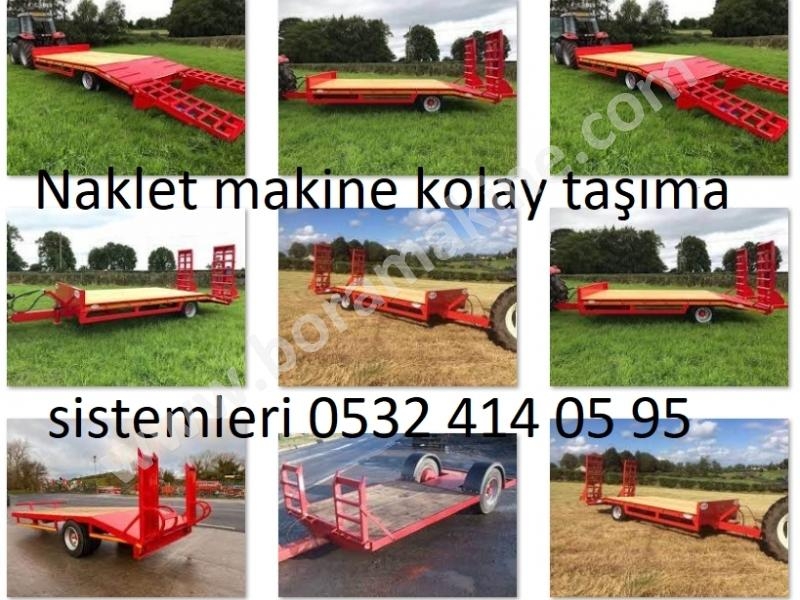 Naklet iş ve inşaat makineleri - ataşmanları kolay taşıma sistemleri