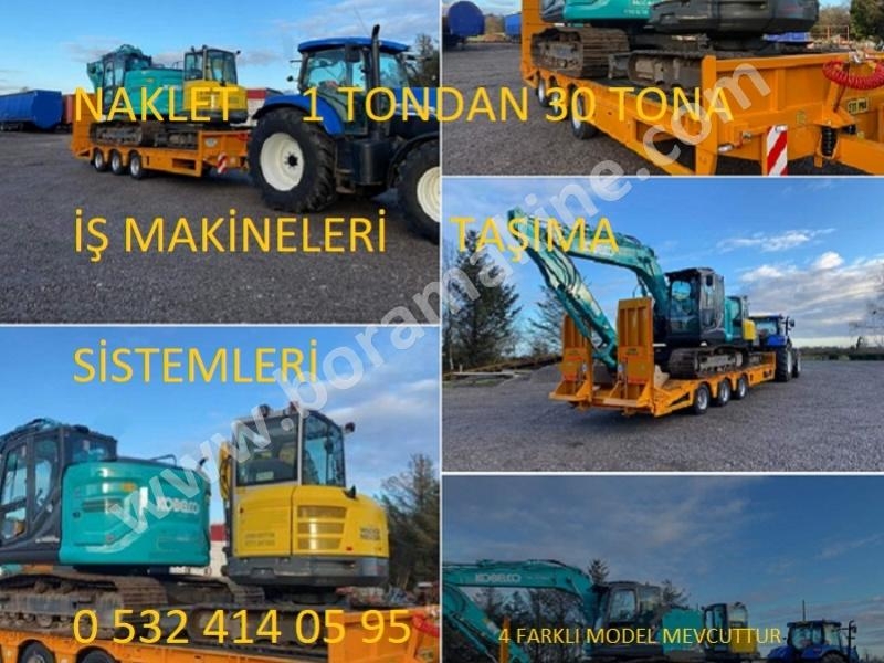 İş  makineleri kolay taşıma sistemleri