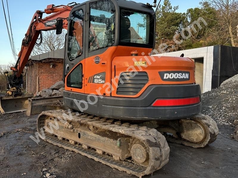 Doosan DX85R-3 kavucuk paletlı ekskavatör orjunal temiz boramakine