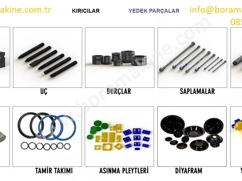 Naklet hidrolik kırıcı kırıcı uçları şatış yedekparça boramakine